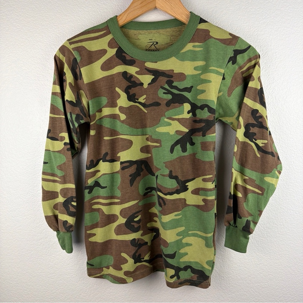 Rothco Camo Shirt Long Sleeve Youth Large